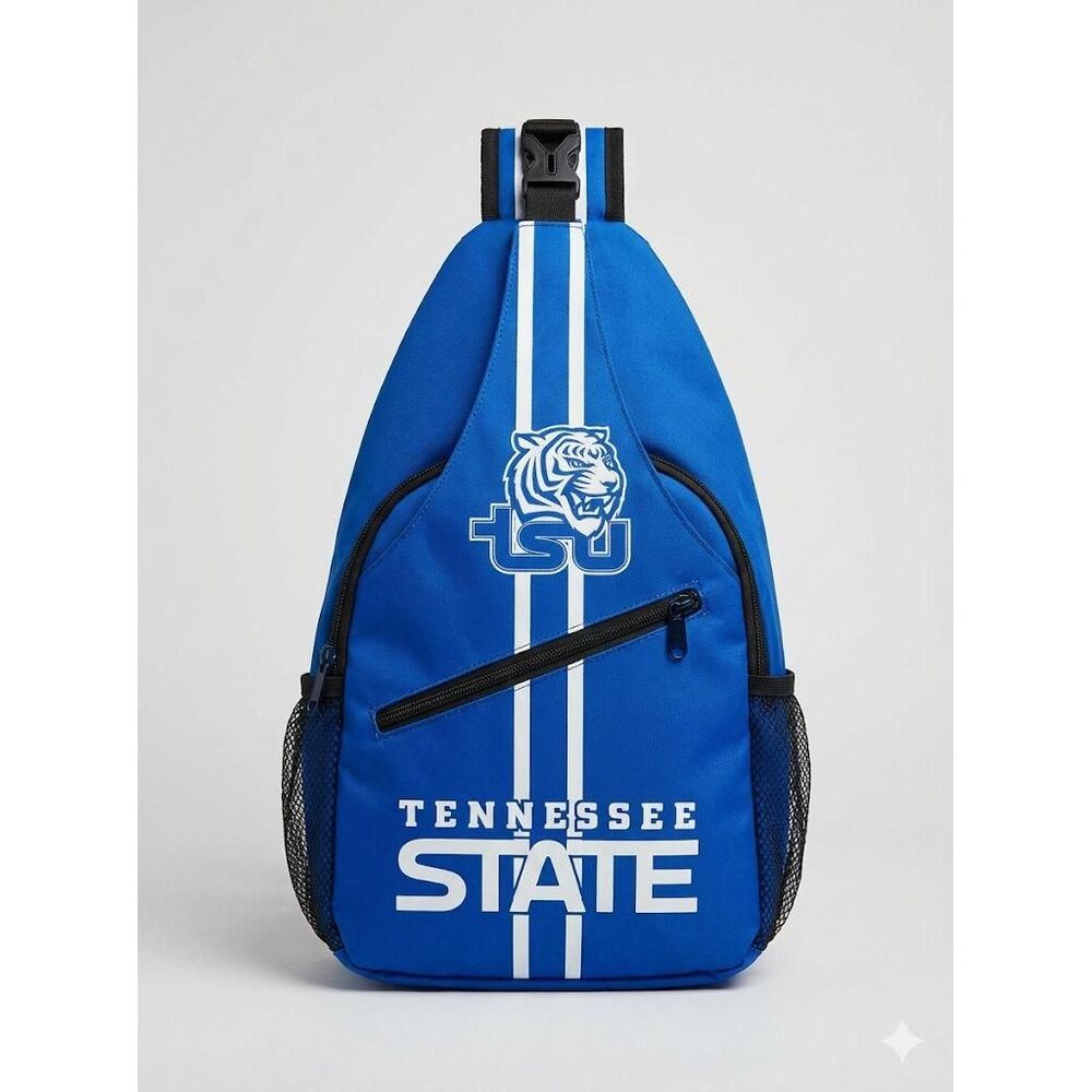 Tennessee State University Waterproof Crossbody Sling Bag - Blue TSU Shoulder Ba